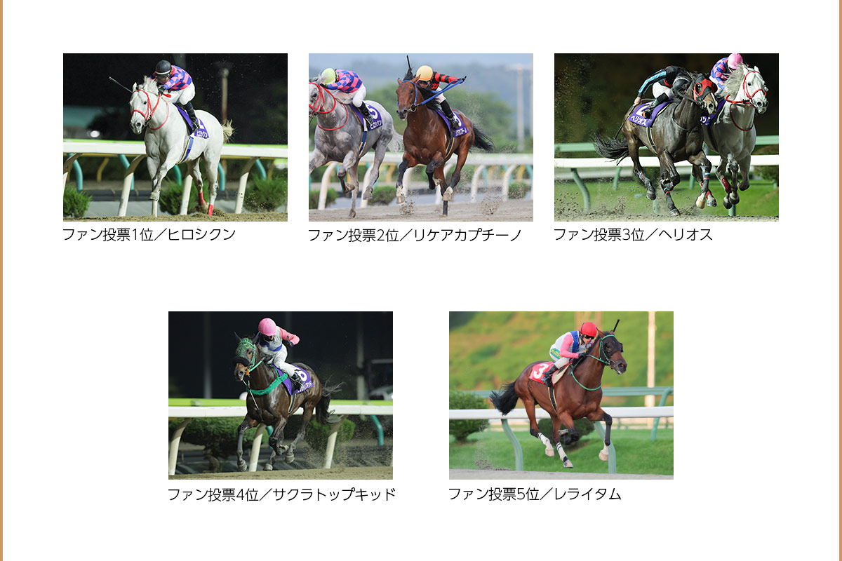 岩手競馬グランプリ『第49回桐花賞』出走馬ファン投票 結果発表