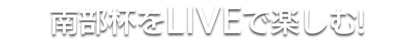 南部杯をLIVEで楽しむ！